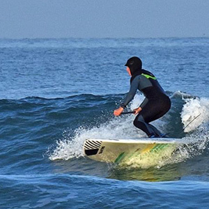 Cristina using her custom REVYA Paddle